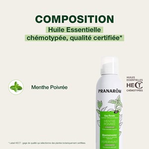 Pranarom - hydrolat de menthe poivrée - bio