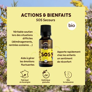 Biofloral - enfants sos secours jour - bio