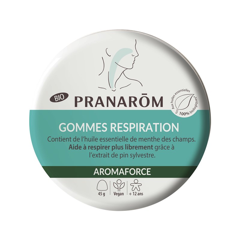 Pranarom - gommes respiration - bio - 45 g