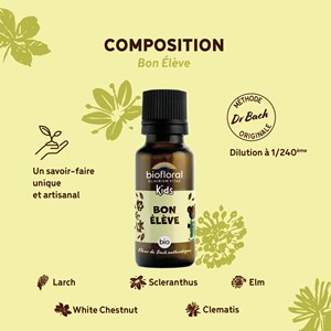 Biofloral - bon élève - bio