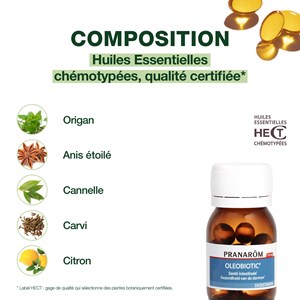 Pranarom - oleobiotic® santé intestinale*