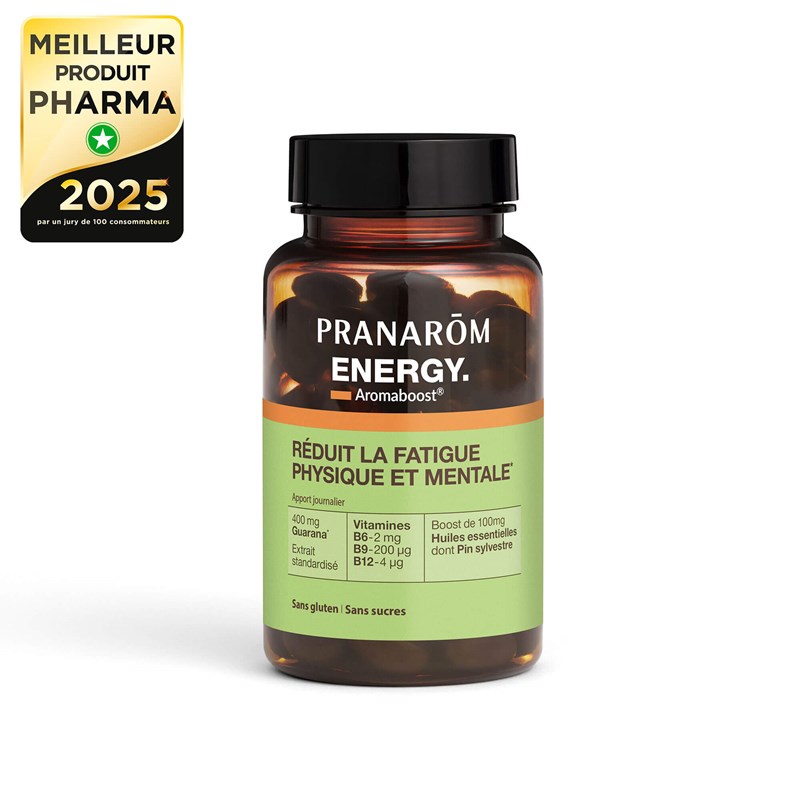 Pranarom - complément alimentaire energy - 60 capsules