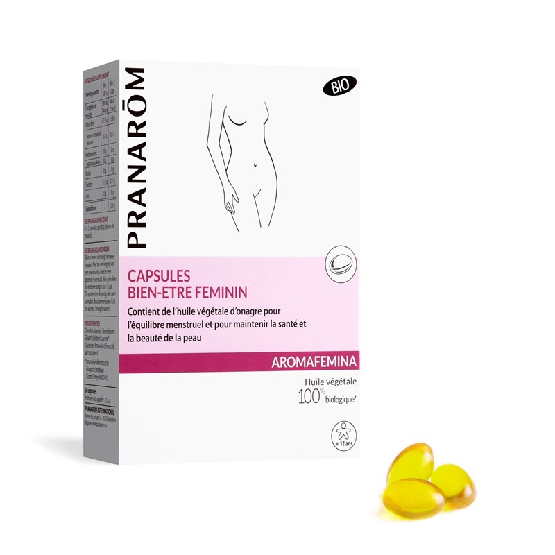Pranarom - capsules bien-être féminin - bio