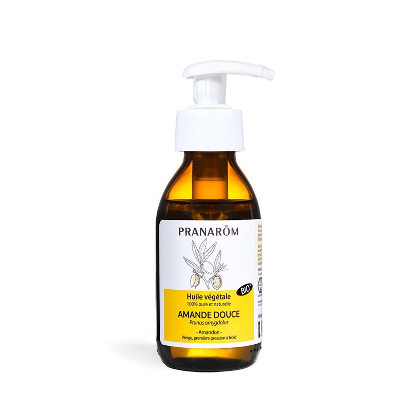 Pranarom - huile végétale d'amande douce 100 ml - bio