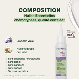 Pranarom - lotion traitante flash anti-poux et lentes