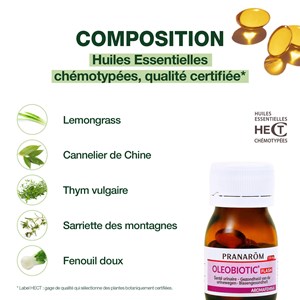 Pranarom - oleobiotic® santé urinaire flash