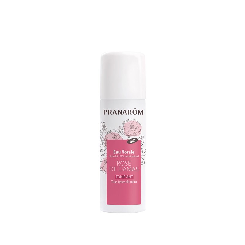 Pranarom - hydrolat de rose de damas petit format - bio - 50 ml