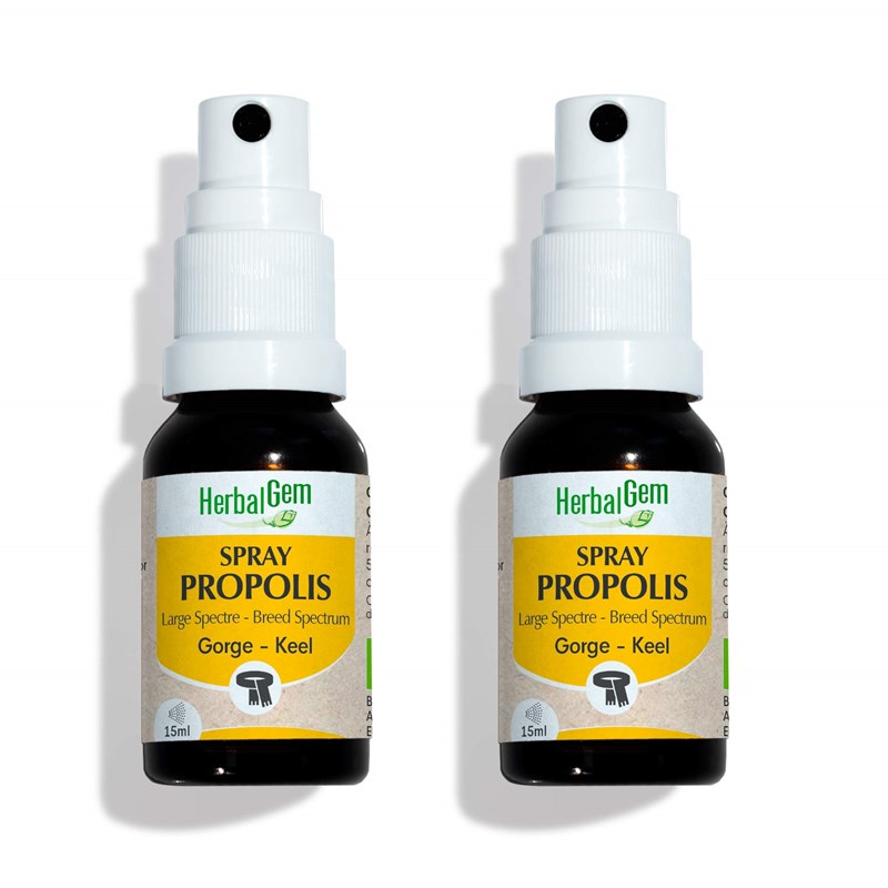 Pranarom - Herbalgem - duo pack propolis spray - bio