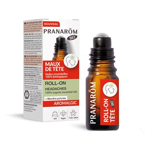 Pranarom - roll-on maux de tête - bio