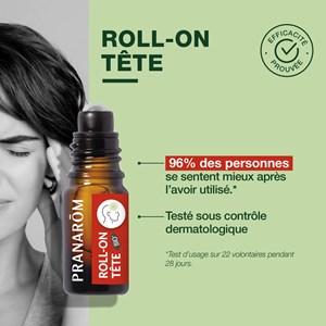 Pranarom - roll-on maux de tête - bio