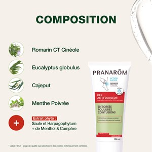 Pranarom - gel anti-douleur - dispositif médical