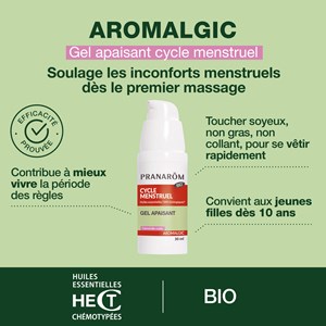 Pranarom - gel apaisant cycle menstruel - bio
