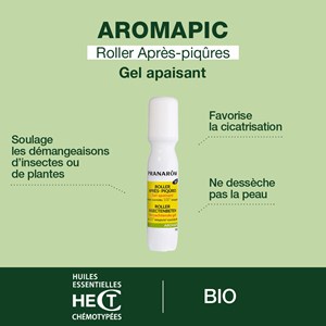 Pranarom - spray répulsif anti-moustiques et tiques + roller après-piqûres - bio