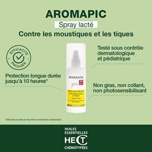 Pranarom - spray répulsif anti-moustiques et tiques + roller après-piqûres - bio