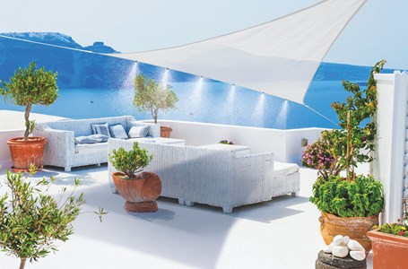 Voile triangulaire 3,6m avec brumisateur