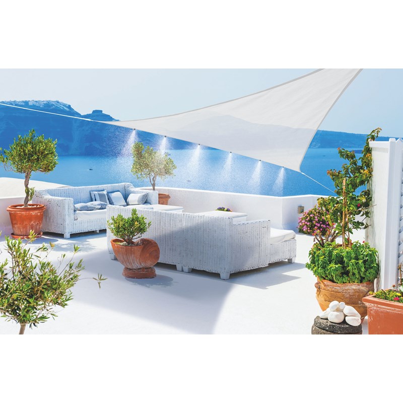 Voile triangulaire 3,6m avec brumisateur