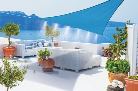 Voile triangulaire 3,6m avec brumisateur