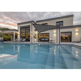 Tonnelle toile 'ciel étoilé' 350x350