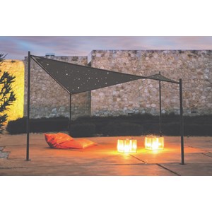 Tonnelle toile 'ciel étoilé' 350x350