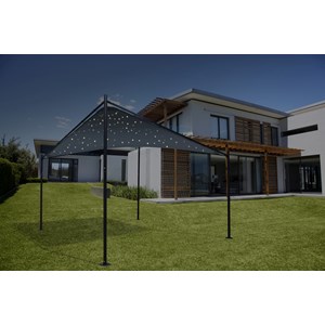 Tonnelle toile 'ciel étoilé' 350x350