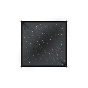Tonnelle toile 'ciel étoilé' 350x350