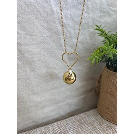 Bola de grossesse doré - milanne