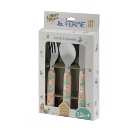 Set de 3 couverts - la ferme