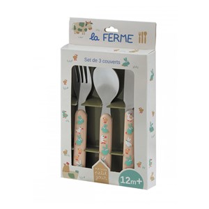 Set de 3 couverts - la ferme