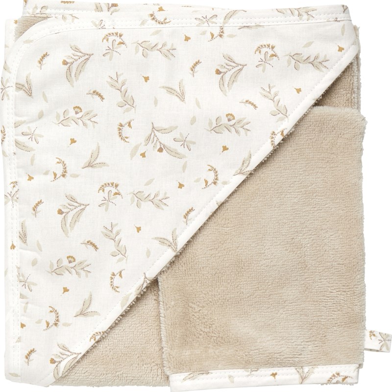 Cape de bain bambou + gant daydream (70 x 70 cm)