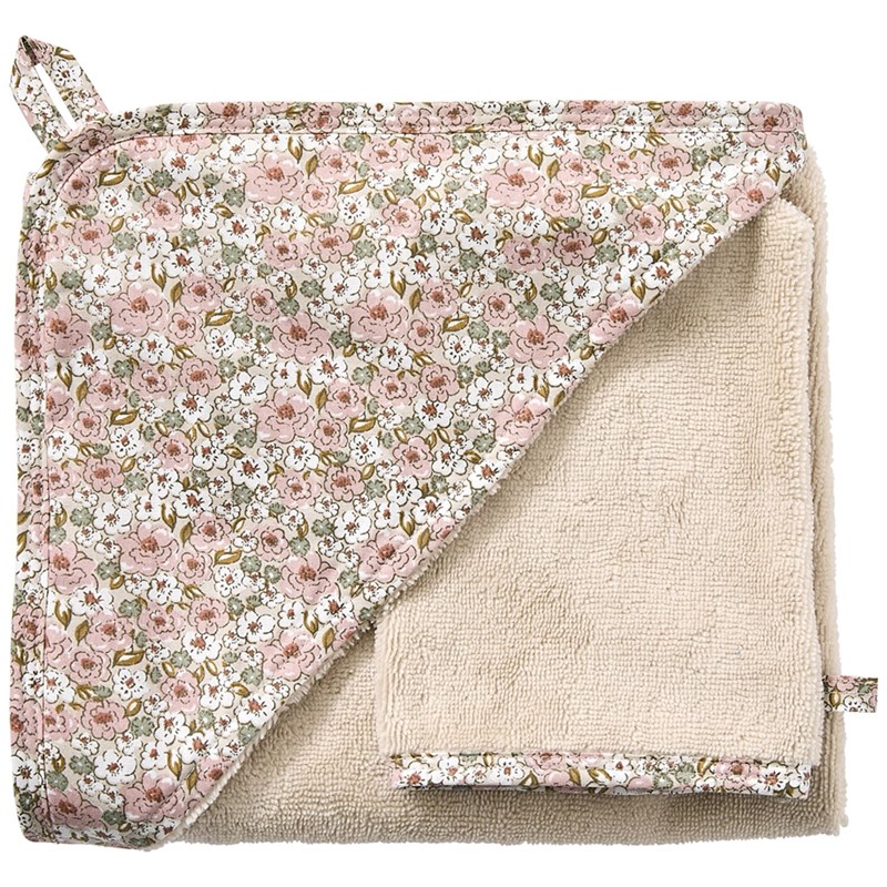 Cape de bain bambou + gant afternoon tea