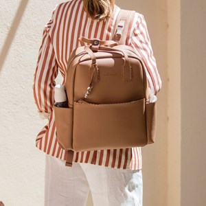 Sac à dos à langer icon caramel