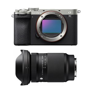 Sony alpha 7c ii silver + objectif sigma 20-200mm f3.5-6.3 contemporary