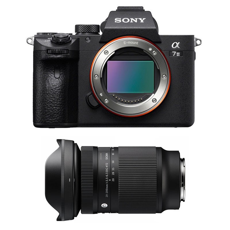 Sony alpha 7 iii + objectif sigma 20-20