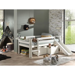 2 tiroirs de rangement pour lit blanc