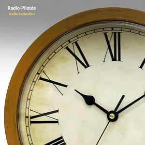 Horloge secret box copper, rétro, ø 25 cm, compartiment secret