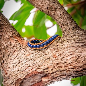 Bracelet facelia pierres lapis lazuli