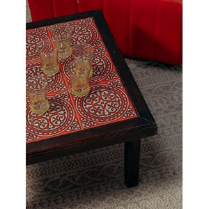 Léonie, la table basse en faïence n°289