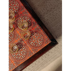 Léonie, la table basse en faïence n°289