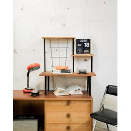 Étagère en bois et métal n°164