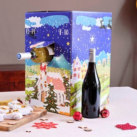 Calendrier de l'avent vin 12 bouteilles de 75 cl