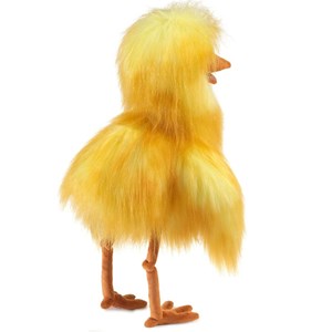 Marionnette à main oiseau jaune