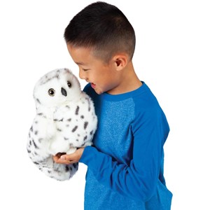 Marionnette à main harfang des neiges