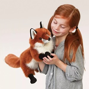 Marionnette à main renard roux