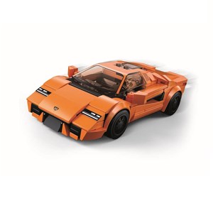 Model bricks - voiture de sport orange