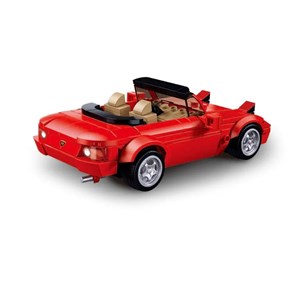 Model bricks - voiture de sport mx5 roug