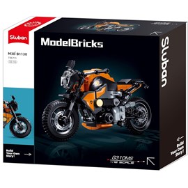 Model bricks - moto orange