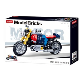 Model bricks - moto café racer