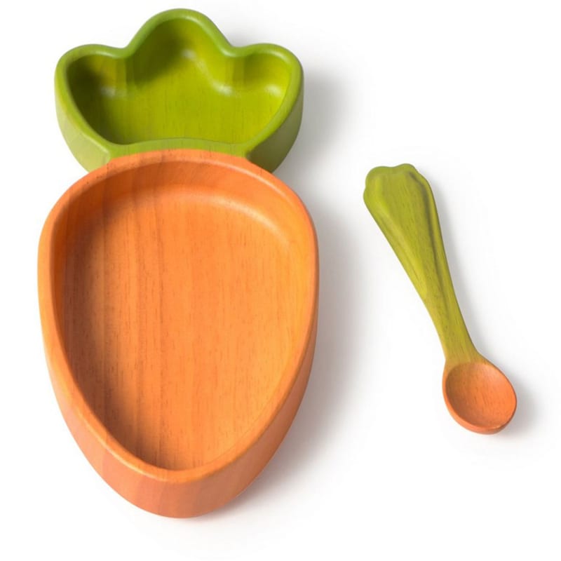 Assiette à compartiments et sa cuil (Oli and Carol) - Image 1