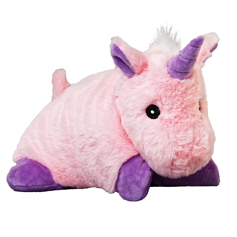 Bouillote peluche - licorne rose
