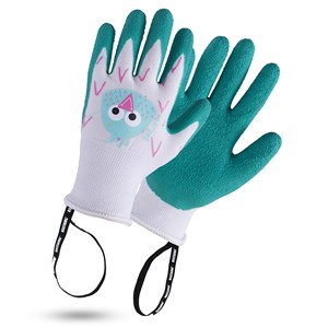 Gant de jardinage enfant vert, margot l'oiseau - rostaing - 4-6 ans
